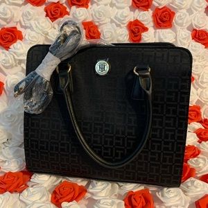 *SOLD*new black Tommy Hilfiger satchel